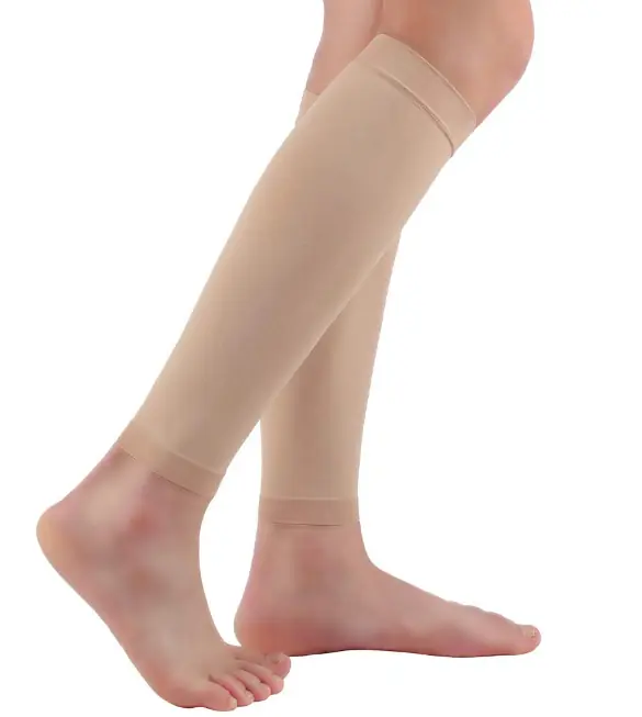 compression stockings without feet covering