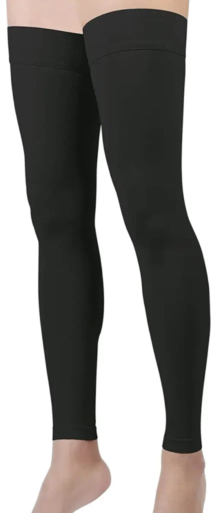Thigh high compression sleeves